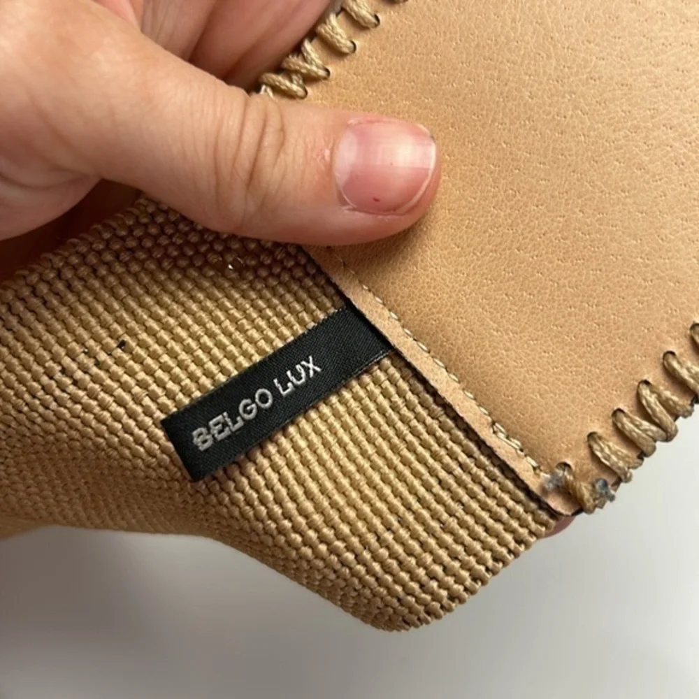 Belgo‎ Lux wide stretch belt bamboo buckle